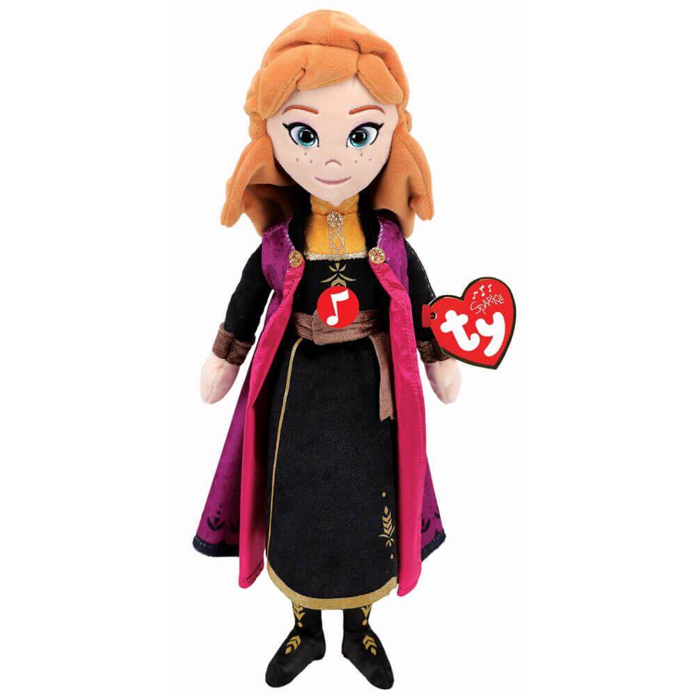 Ty Beanie Babies Sparkle Disney's Anna with Sound
